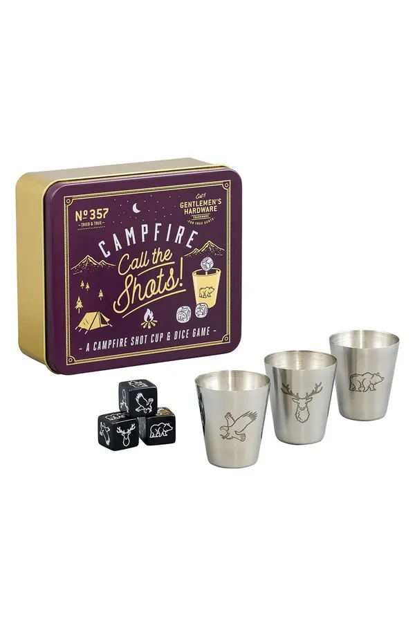 Gentlemen's Hardware Gentelmen's Hardware Drinking Game - set igara uz logorsku vatru
