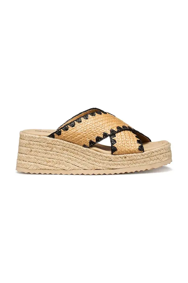 Geox Geox espadrile s klinastom potpeticom za žene D ALEMERIA