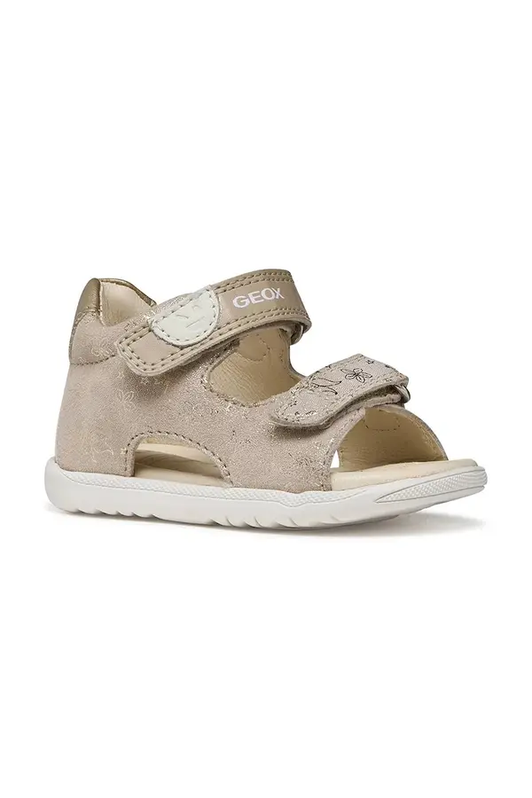 Geox Geox sandale za djecu od kože SANDAL MACCHIA
