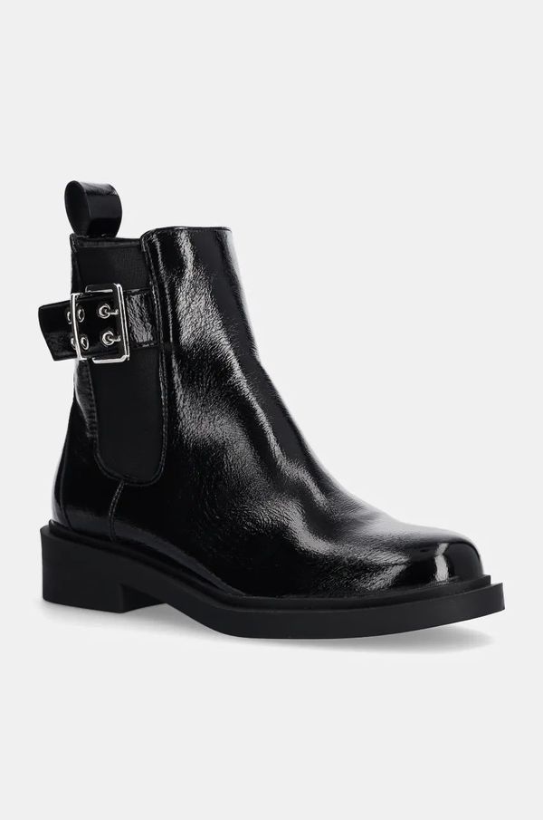 Answear Lab Gležnjače Answear Lab za žene, boja: crna, ravni potplat