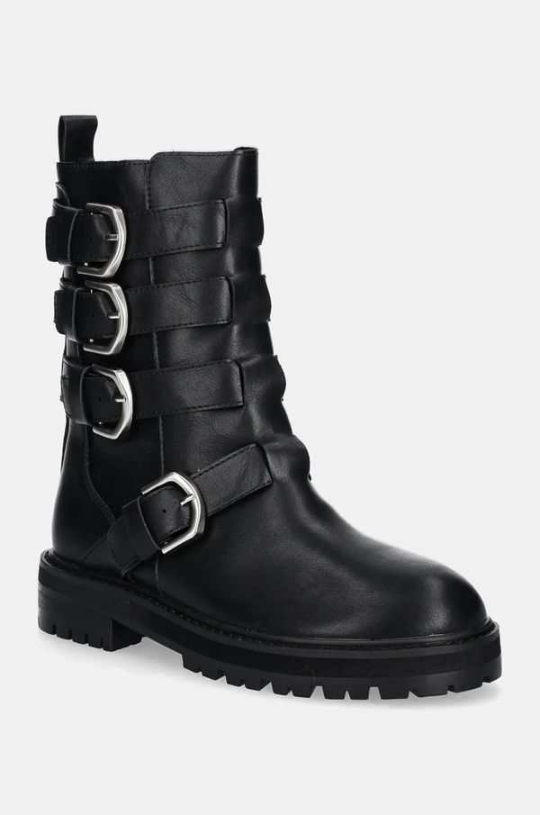 Answear Lab Gležnjače Answear Lab za žene, boja: crna, ravni potplat