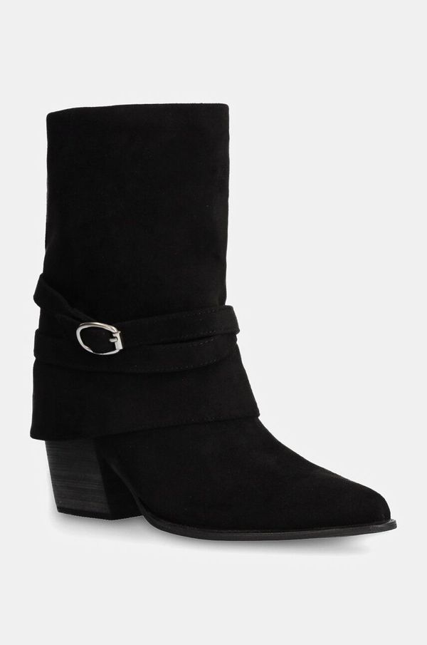 Answear Lab Gležnjače Answear Lab za žene, boja: crna, s debelom potpeticom