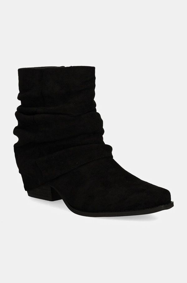 Answear Lab Gležnjače Answear Lab za žene, boja: crna, s debelom potpeticom