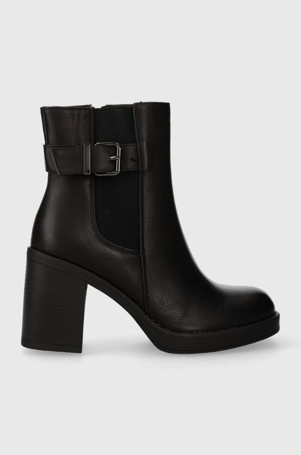 Answear Lab Gležnjače Answear Lab za žene, boja: crna, s debelom potpeticom