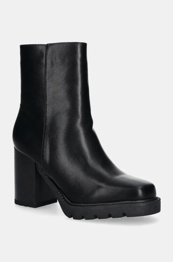 Answear Lab Gležnjače Answear Lab za žene, boja: crna, s debelom potpeticom, s toplom podstavom