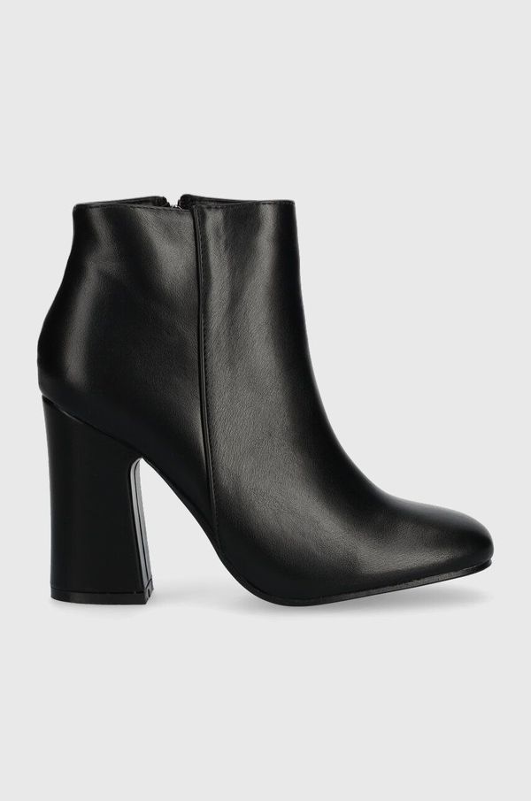 Answear Lab Gležnjače Answear Lab za žene, boja: crna, s debelom potpeticom