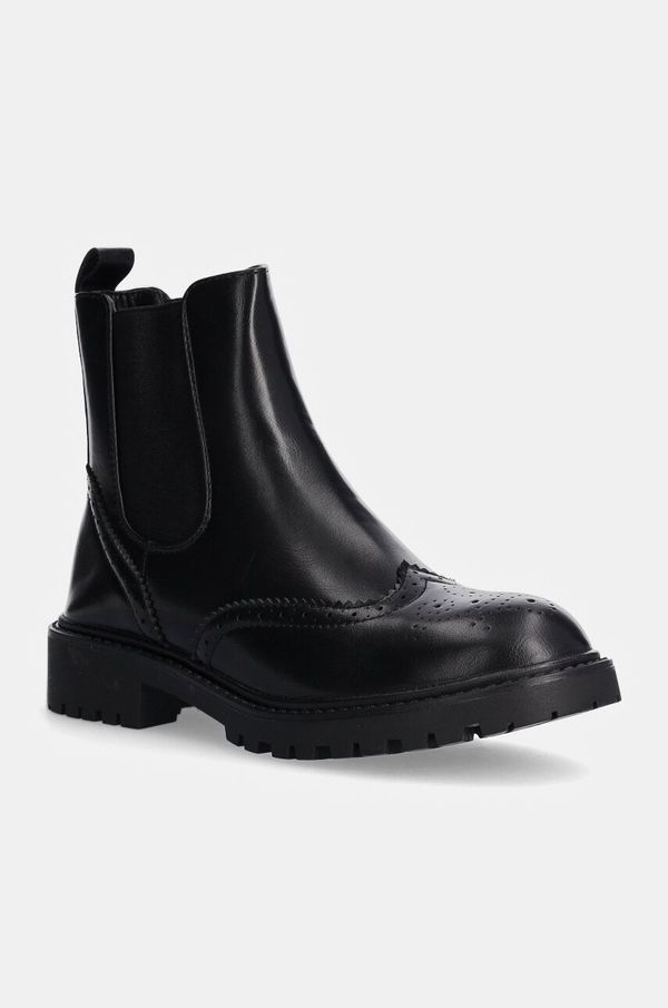 Answear Lab Gležnjače Answear Lab za žene, boja: crna, s debelom potpeticom