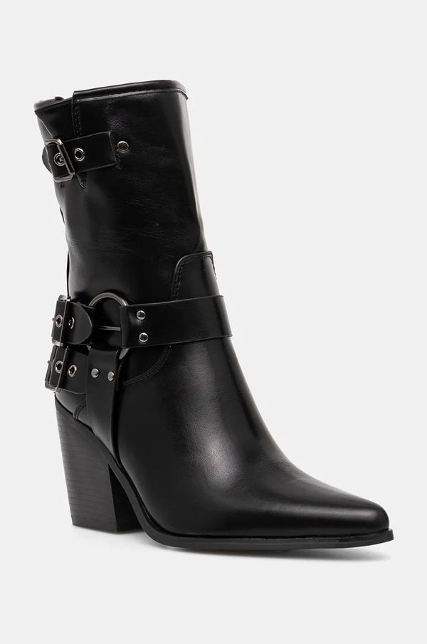 Answear Lab Gležnjače Answear Lab za žene, boja: crna, s debelom potpeticom