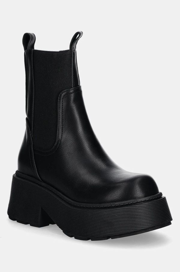 Answear Lab Gležnjače Answear Lab za žene, boja: crna, s platformom