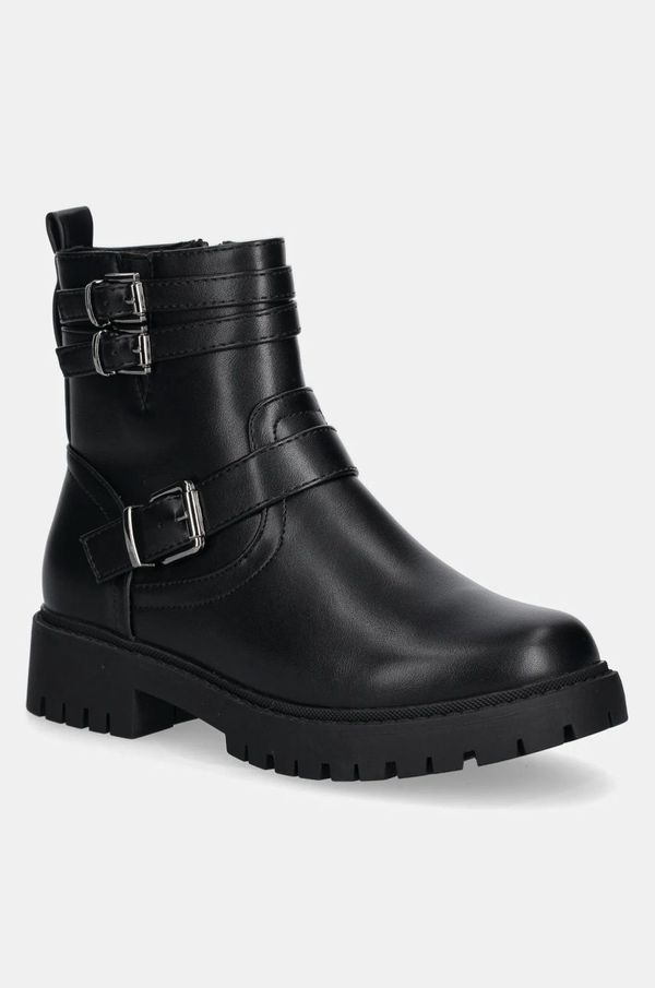 Answear Lab Gležnjače Answear Lab za žene, boja: crna, s platformom, sa srednje toplom podstavom