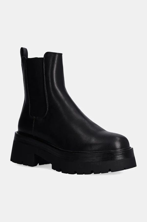 Answear Lab Gležnjače Answear Lab za žene, boja: crna, s platformom