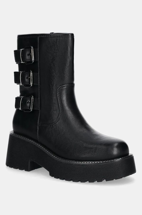 Answear Lab Gležnjače Answear Lab za žene, boja: crna, s platformom