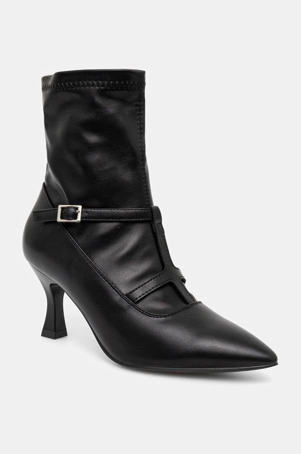 Answear Lab Gležnjače Answear Lab za žene, boja: crna, s tankom potpeticom