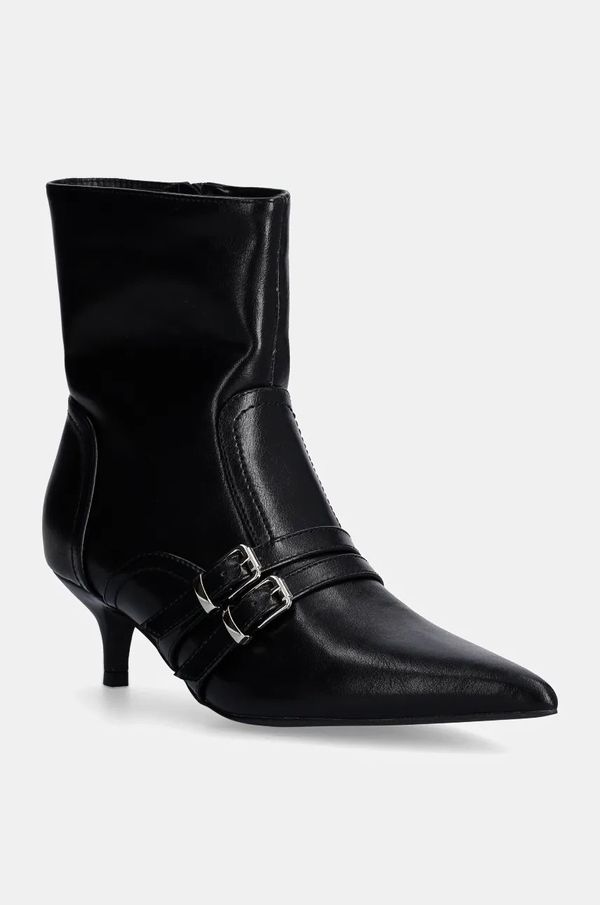 Answear Lab Gležnjače Answear Lab za žene, boja: crna, s tankom potpeticom