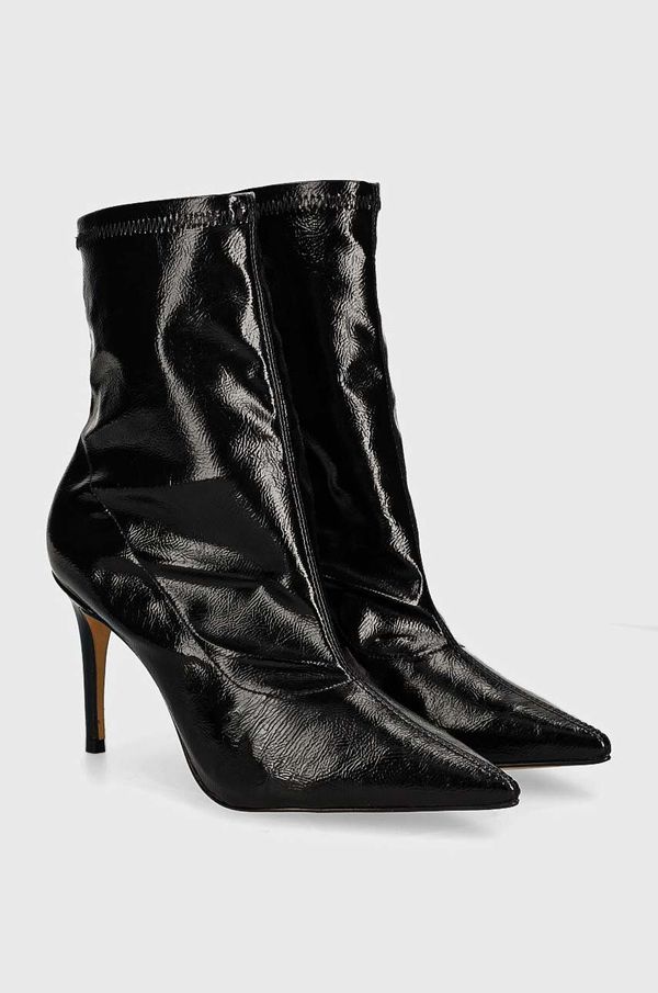 Answear Lab Gležnjače Answear Lab za žene, boja: crna, s tankom potpeticom