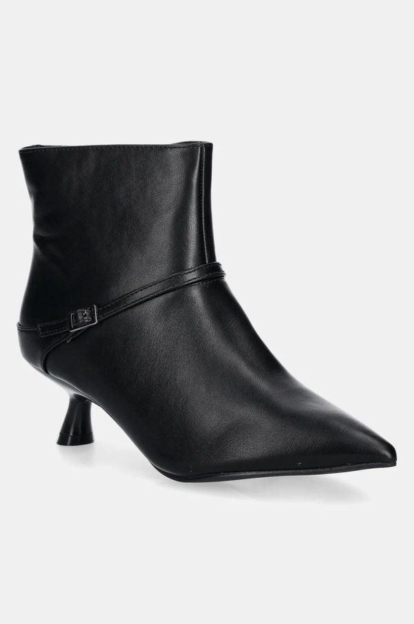 Answear Lab Gležnjače Answear Lab za žene, boja: crna, s tankom potpeticom