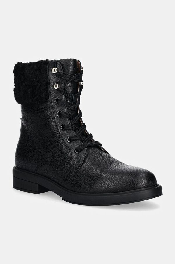 Boss Gležnjače BOSS Vanity za žene, boja: crna, ravni potplat, 50529369