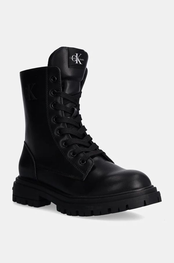 Calvin Klein Jeans Gležnjače Calvin Klein Jeans boja: crna, V3X5-81096