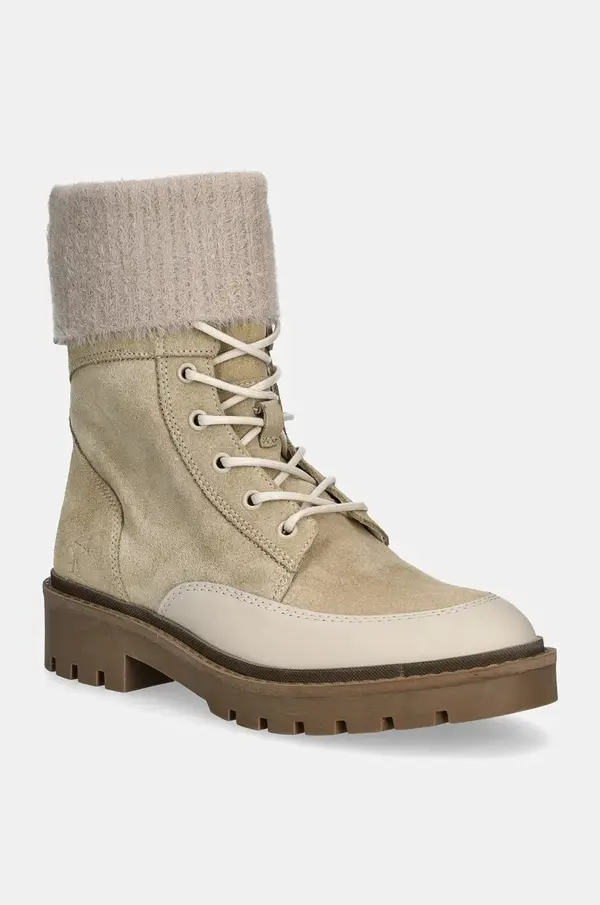 Calvin Klein Jeans Gležnjače Calvin Klein Jeans COMBAT MID LACE UP BOOT WL