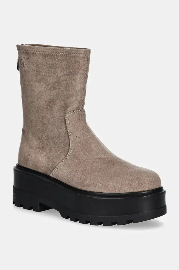 Calvin Klein Jeans Gležnjače Calvin Klein Jeans FLATFORM ZIP MG SS