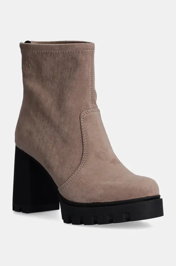 Calvin Klein Jeans Gležnjače Calvin Klein Jeans HEEL PLATFORM ZIP BOOT SS