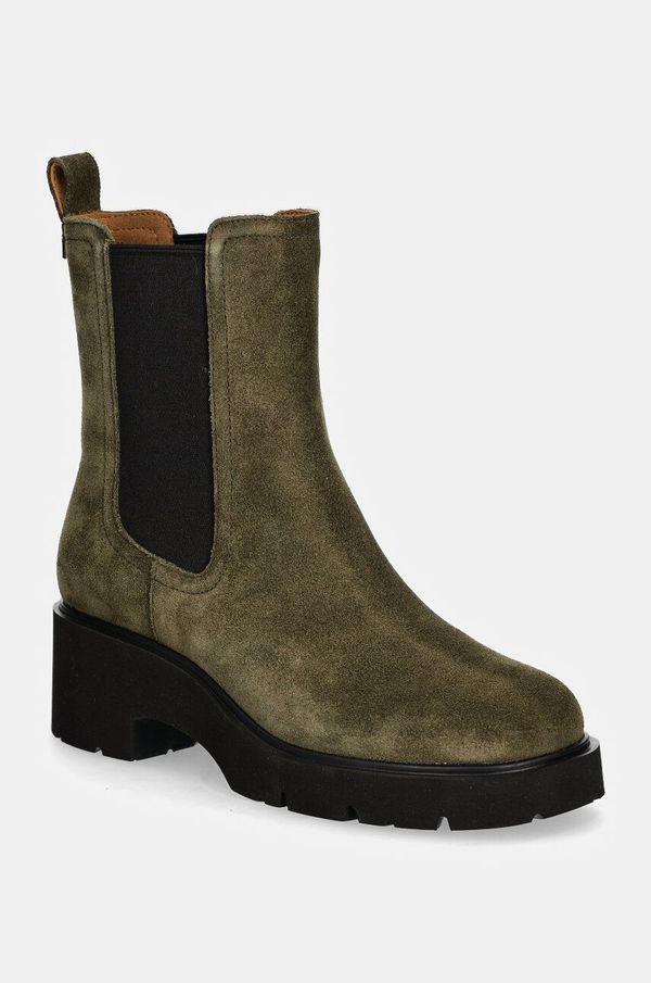 Camper Gležnjače Camper Milah za žene, boja: zelena, s debelom potpeticom, K400575-014