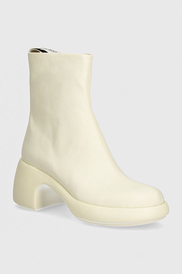 Camper Gležnjače Camper Thelma II za žene, boja: bež, s debelom potpeticom, K400756-002