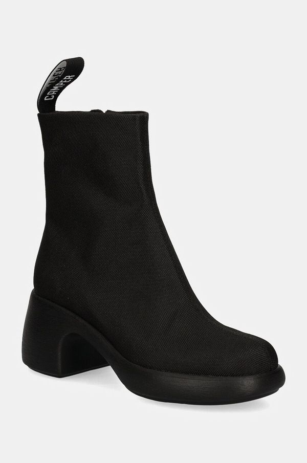 Camper Gležnjače Camper Thelma II za žene, boja: crna, s debelom potpeticom, K400756-001