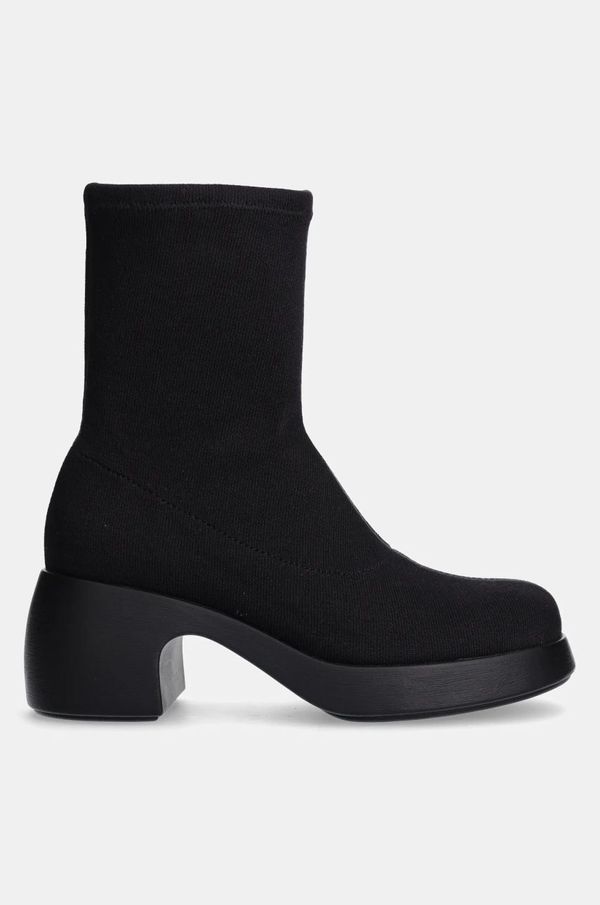 Camper Gležnjače Camper Thelma za žene, boja: crna, s debelom potpeticom, K400619-001