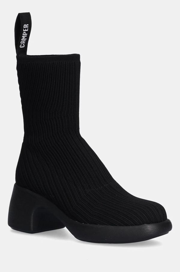 Camper Gležnjače Camper Thelma za žene, boja: crna, s debelom potpeticom, K400744-001