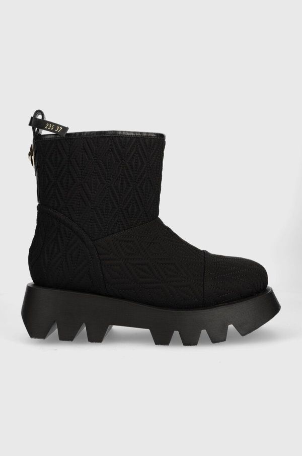 Elisabetta Franchi Gležnjače Elisabetta Franchi za žene, boja: crna, s platformom, s toplom podstavom, SA40B36E2