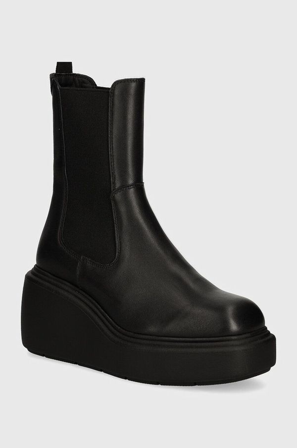 Hugo Gležnjače HUGO Meghan za žene, boja: crna, s platformom, 50523192