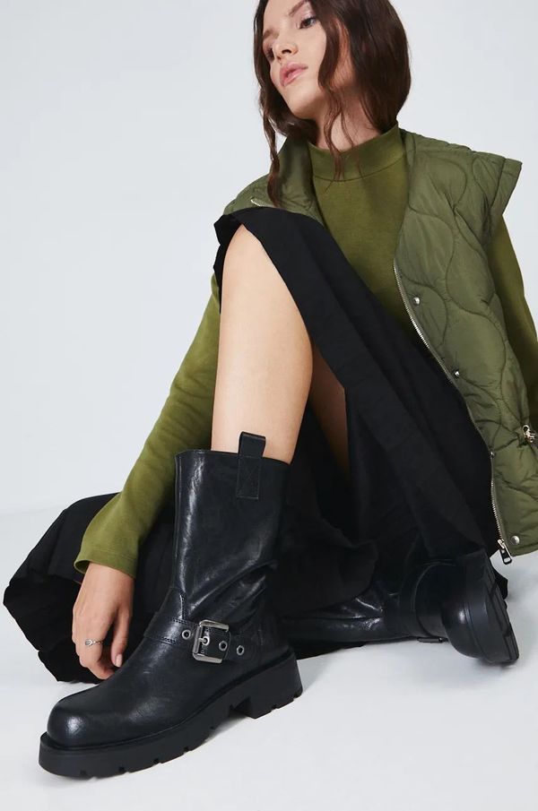 Medicine Gležnjače Medicine za žene, boja: crna, s platformom