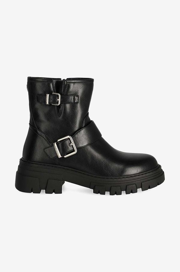 Mexx Gležnjače Mexx PHILOU MOVE za žene, boja: crna, s debelom potpeticom, MITY1702743W