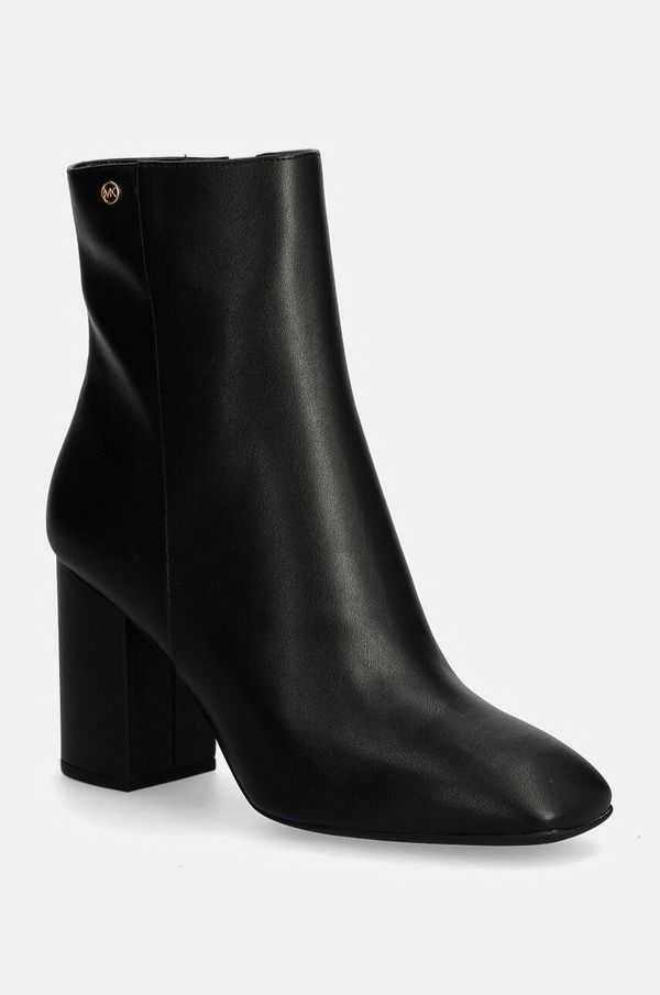 MICHAEL Michael Kors Gležnjače MICHAEL Michael Kors Hazel za žene, boja: crna, s debelom potpeticom, 40F4HZHEEL.001