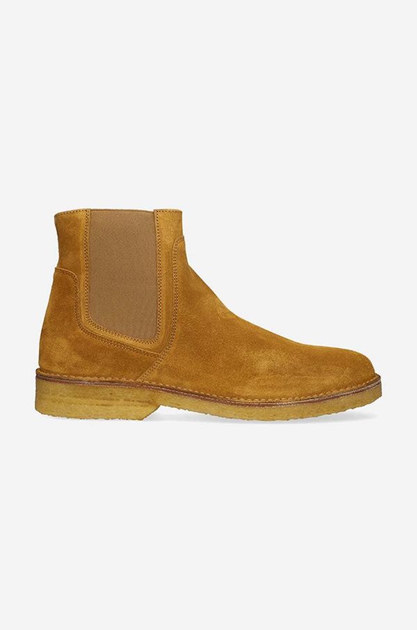 A.P.C. Gležnjače od brušene kože A.P.C. Boots Theodore za muškarce, boja: smeđa, PXBSK.H54252-CARAMEL