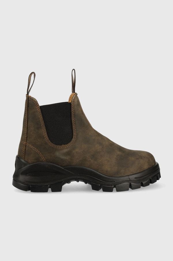 Blundstone Gležnjače od brušene kože Blundstone 2239 za žene, boja: smeđa, ravna potpetica