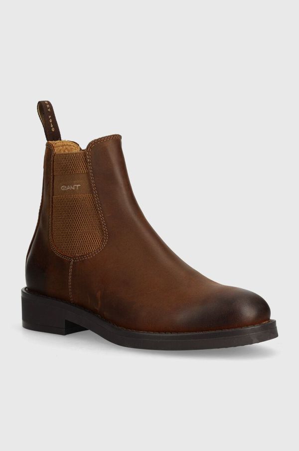 Gant Gležnjače od nubuk kože Gant Prepdale boja: smeđa, 29651752 G42