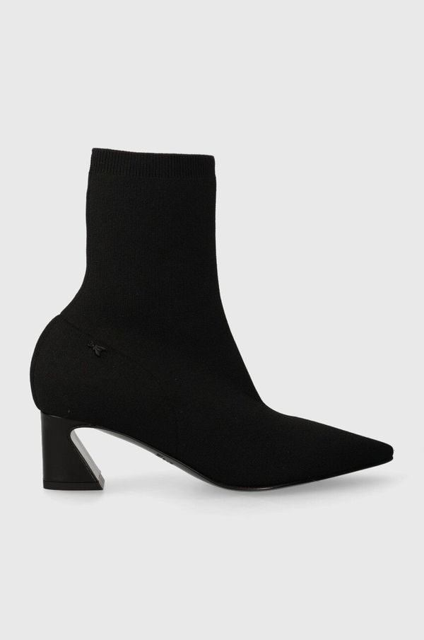 Patrizia Pepe Gležnjače Patrizia Pepe za žene, boja: crna, s debelom potpeticom, 2Y0015 K156 K103