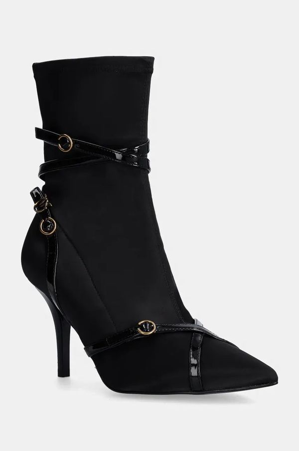 Pinko Gležnjače Pinko Lucy za žene, boja: crna, s tankom potpeticom, SD0173 T018 Z99