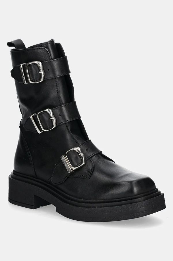 Steve Madden Gležnjače Steve Madden Clipper za žene, boja: crna, s platformom, sa srednje toplom podstavom, SM11003402