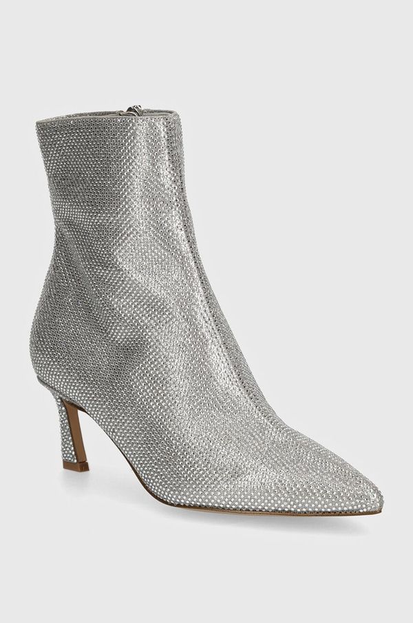 Steve Madden Gležnjače Steve Madden Lulah-R za žene, boja: srebrna, s tankom potpeticom, SM11003281