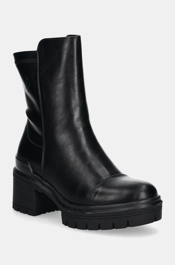 U.S. Polo Assn. Gležnjače U.S. Polo Assn. HALEY za žene, boja: crna, s debelom potpeticom, HALEY005W/DY1