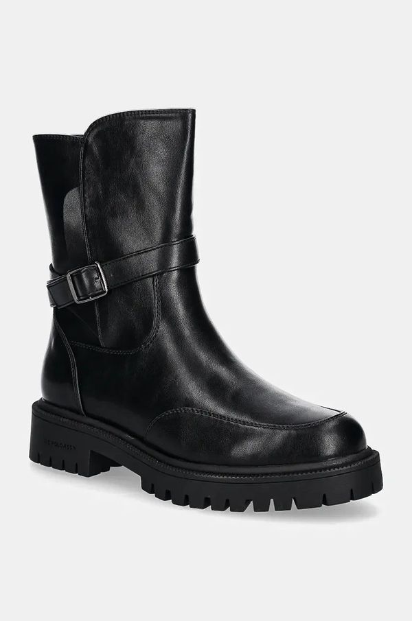 U.S. Polo Assn. Gležnjače U.S. Polo Assn. KARMA za žene, boja: crna, s platformom, KARMA012W/DY1