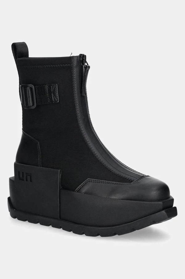 United Nude Gležnjače United Nude Roko Bootie II za žene, boja: crna, s platformom, 1077756090