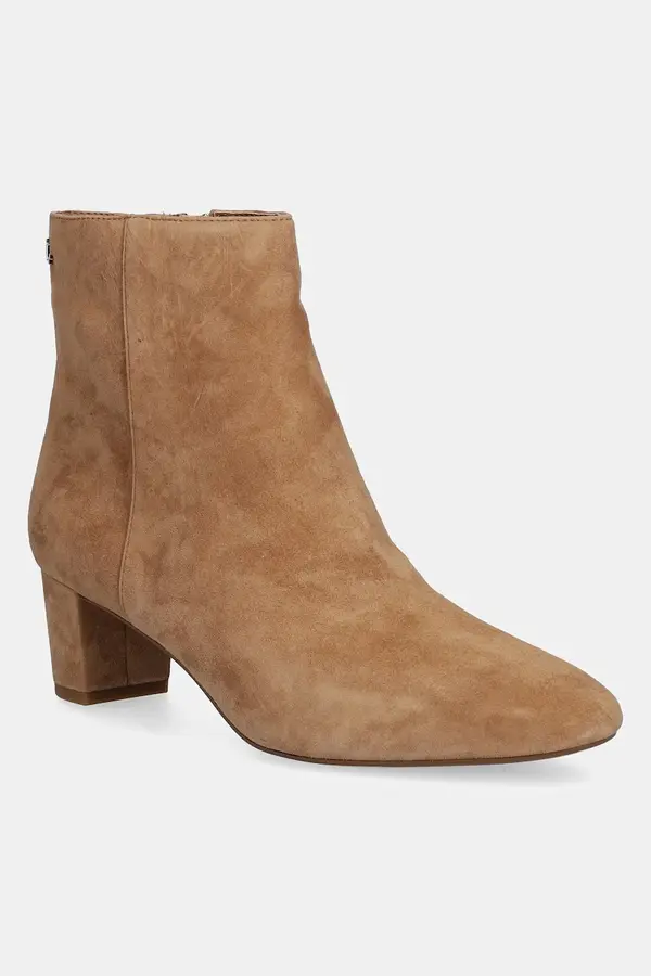 Lauren Ralph Lauren Gležnječe od brušene kože Lauren Ralph Lauren Demi