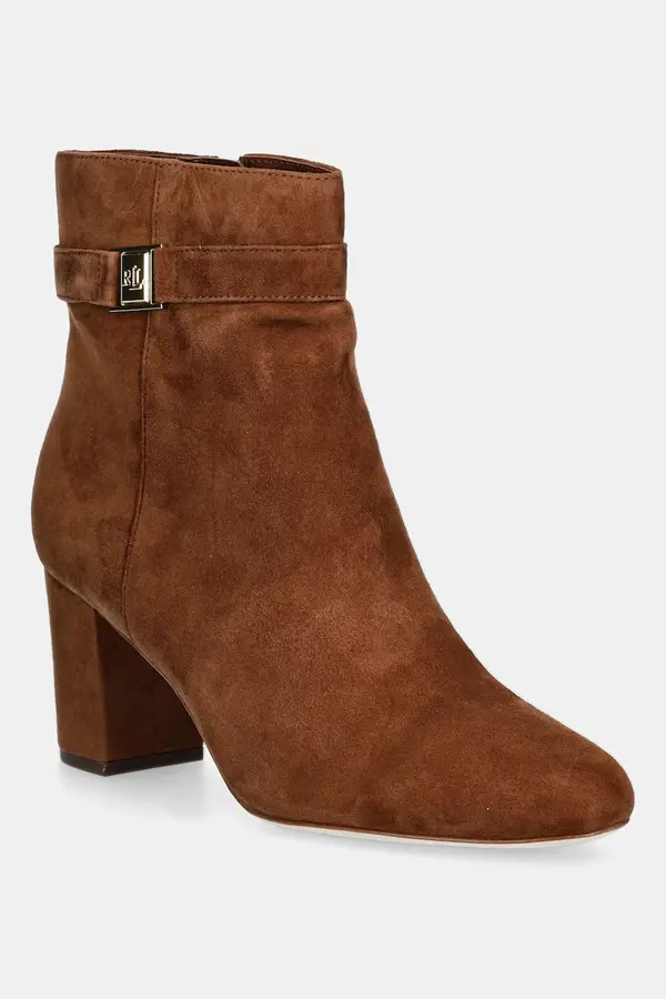 Lauren Ralph Lauren Gležnječe od brušene kože Lauren Ralph Lauren Kellie Bt Hl