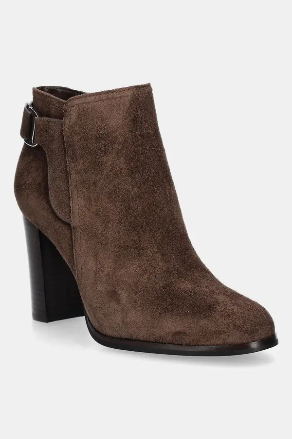 Lauren Ralph Lauren Gležnječe od brušene kože Lauren Ralph Lauren Tasha Bt Hl