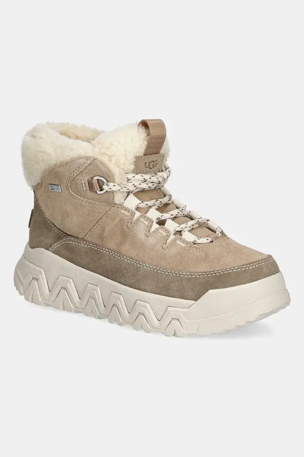 UGG Gležnječe od brušene kože UGG Terretrail Cozy Lace