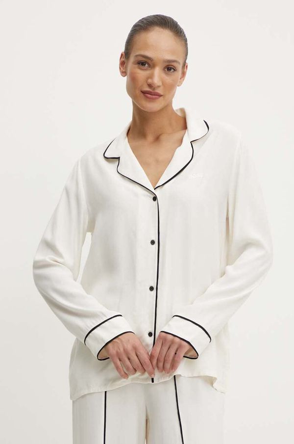 Boss Gornji dio pidžame na zakopčavanje BOSS za žene, boja: bež, 50520789